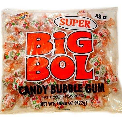 Alberts Super Big Bol Candy Bubble Gum 48 ct - - The Puntique
