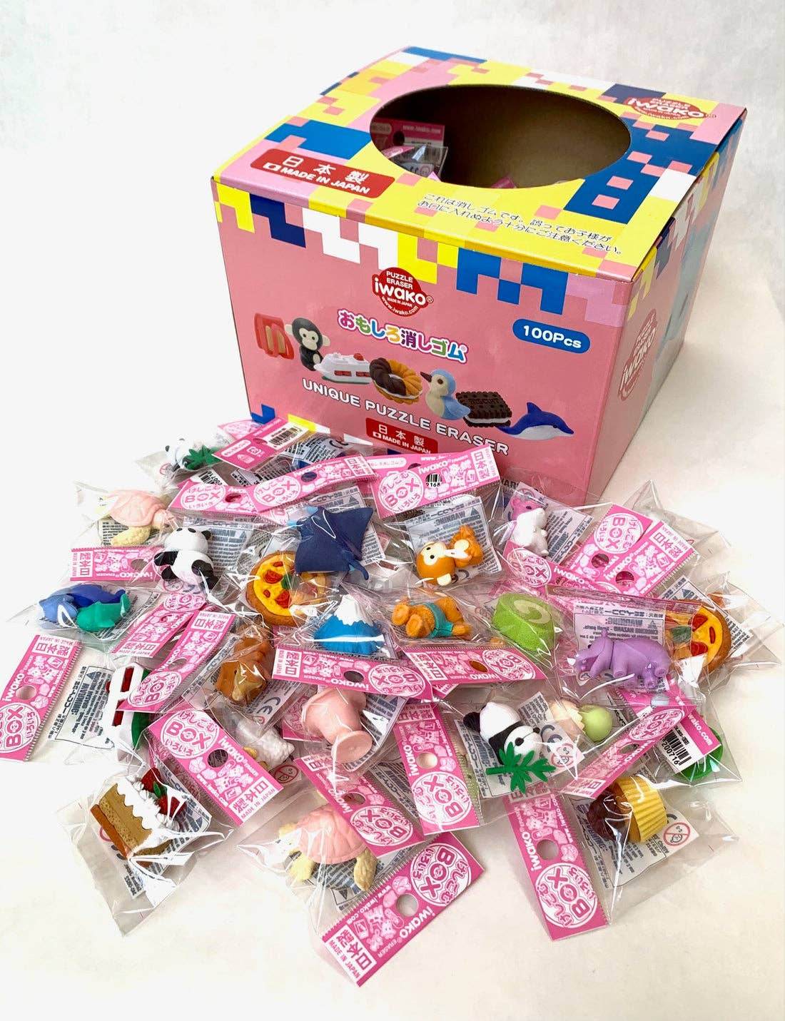 BCmini Erasers assorted - - The Puntique