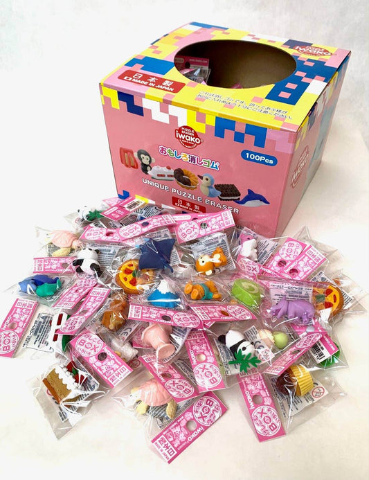 BCmini Erasers assorted - - The Puntique