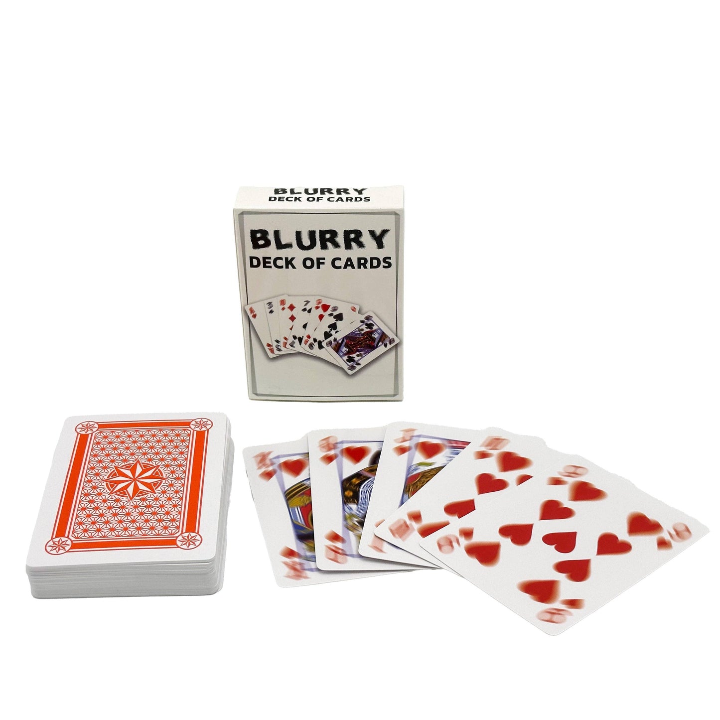 Novelty Cards - Blurry Deck of Playing Cards - - The Puntique