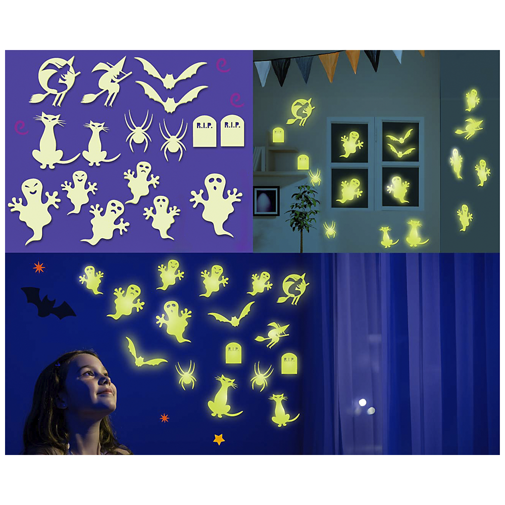 GLOW IN THE DARK HALLOWEEN DECOR