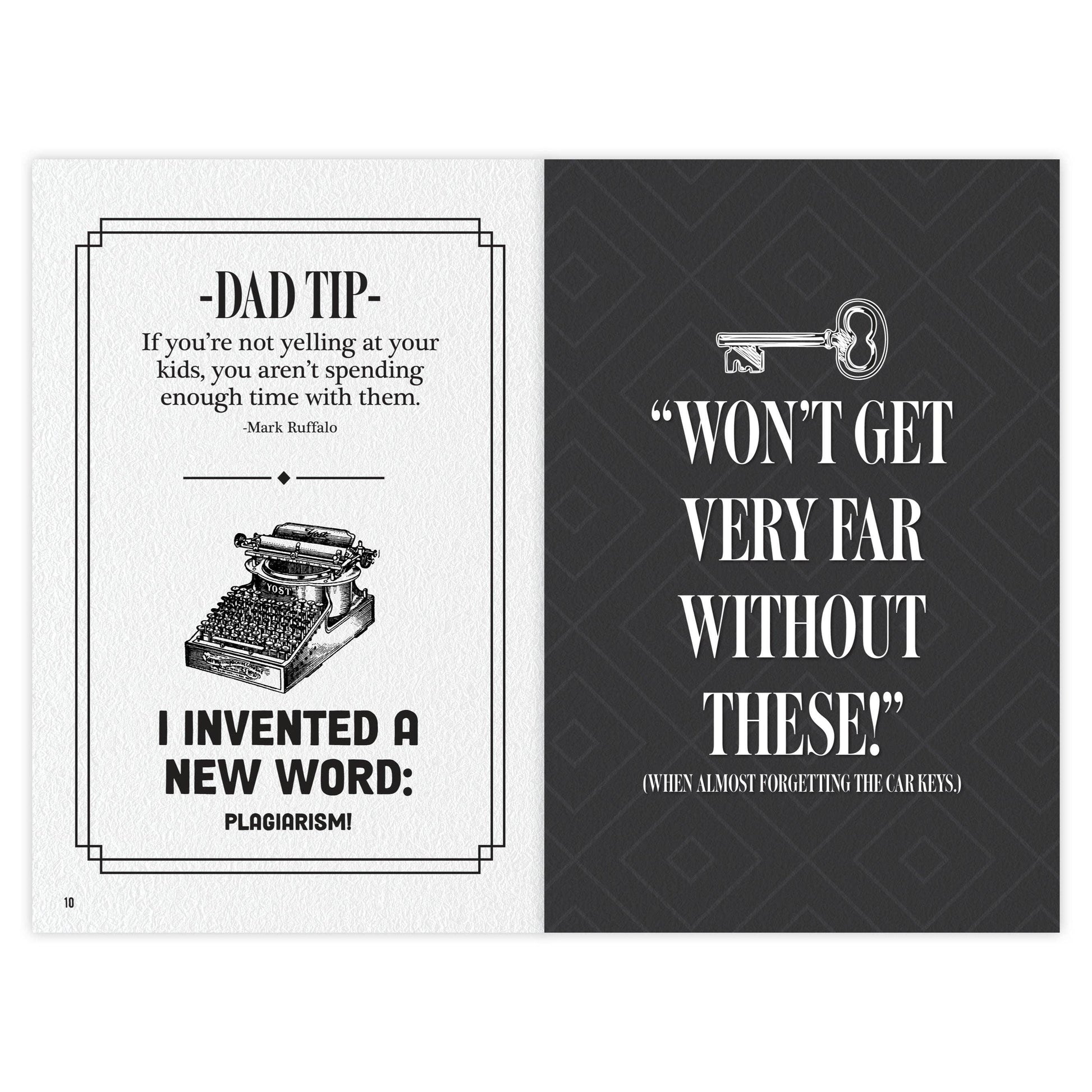 DADisms Book: Wit, Wisdom and Humor 6x9 Softcover Book - - The Puntique