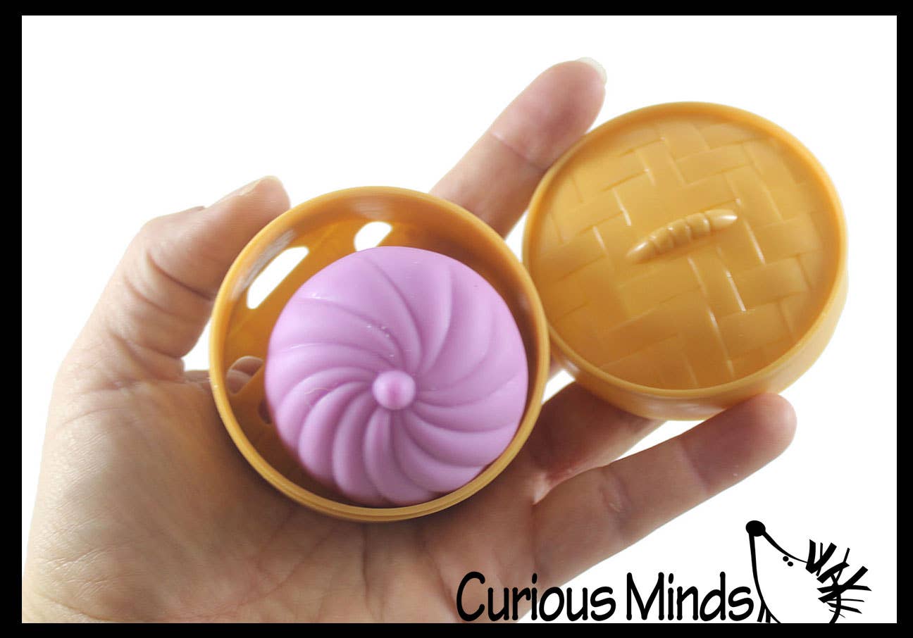 1 Doh Dumpling Dim Sum Ball - Soft Doh Stress Fidget - - The Puntique