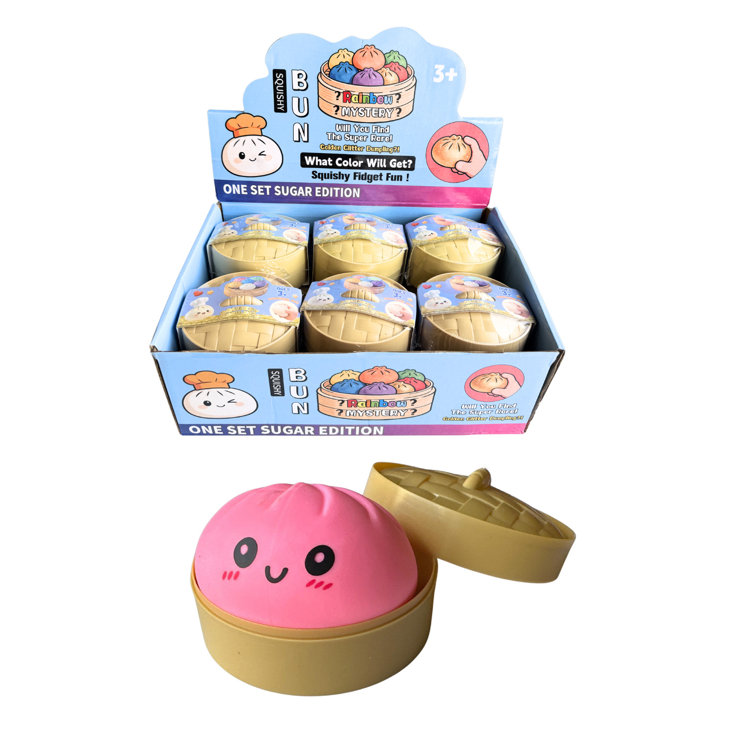 Squeezy Dumpling Toy (Assorted Colors)