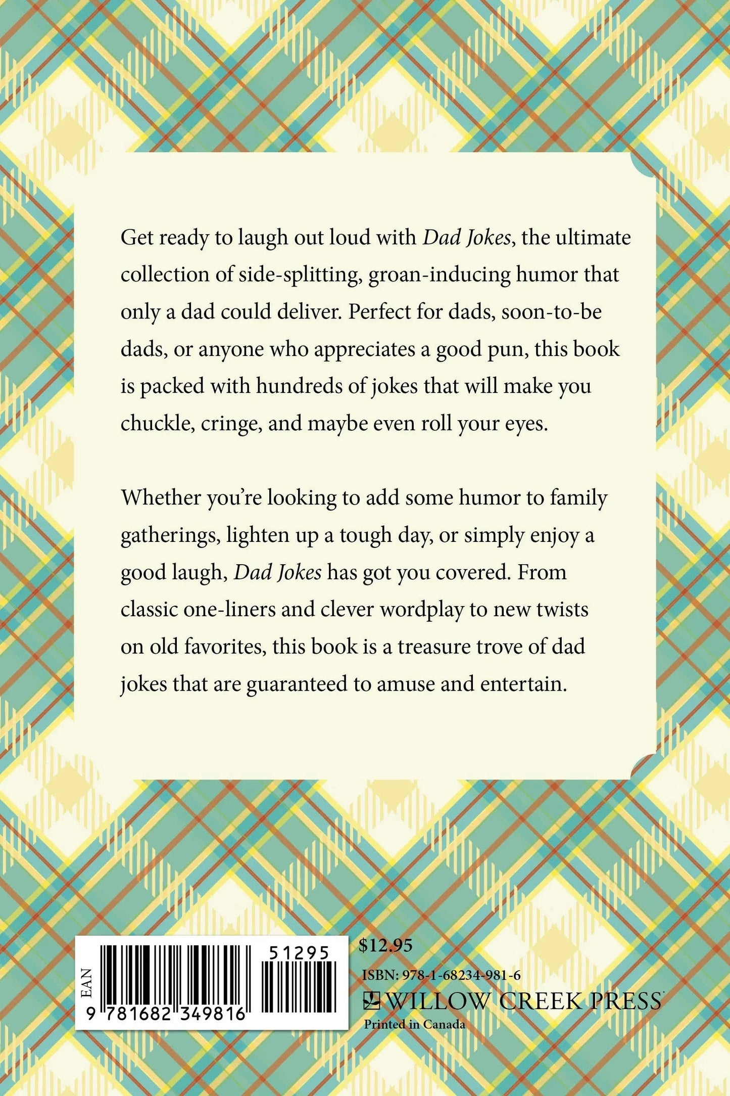 Dad Jokes Softcover 6x9 Book - - The Puntique