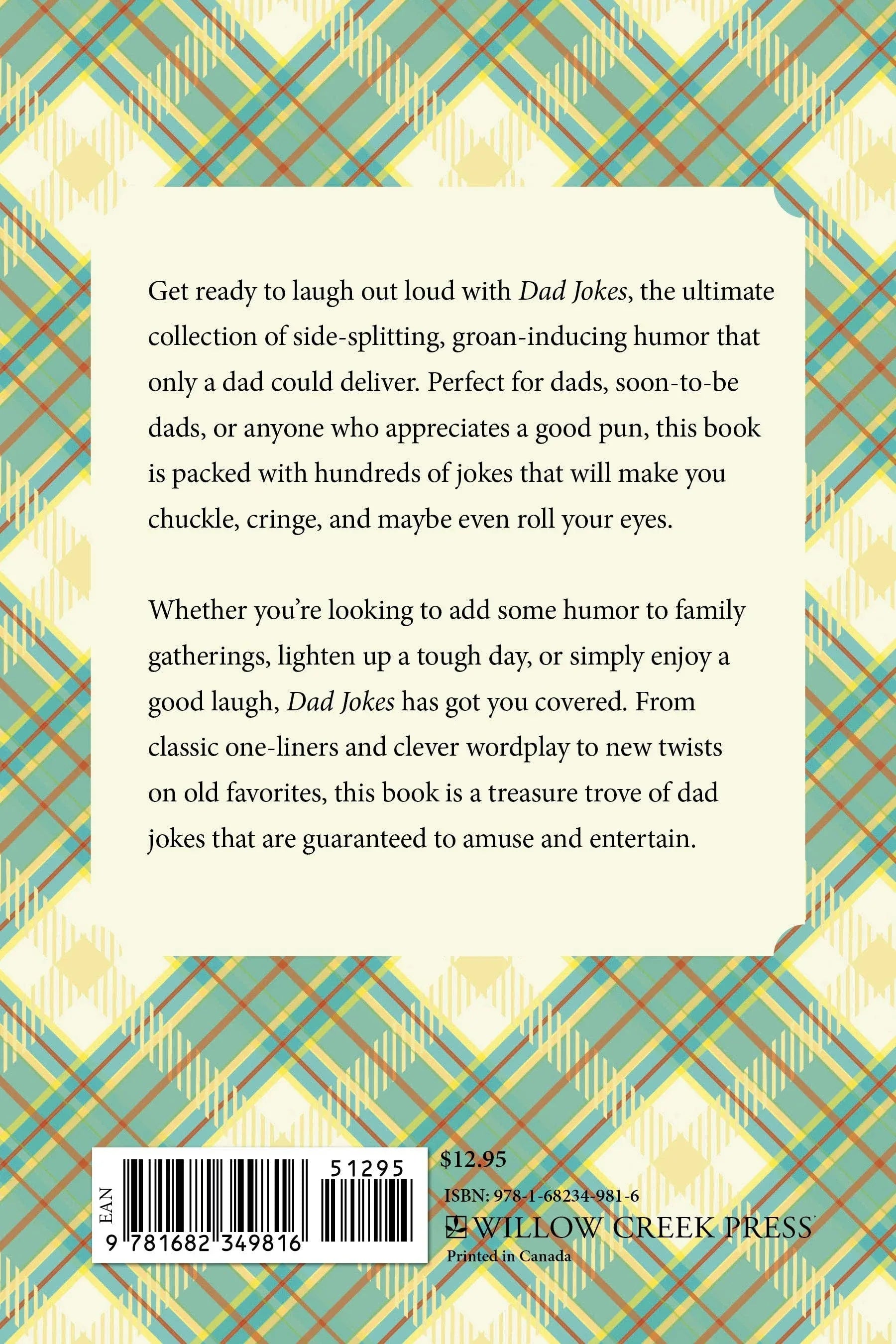 Dad Jokes Softcover 6x9 Book - - The Puntique