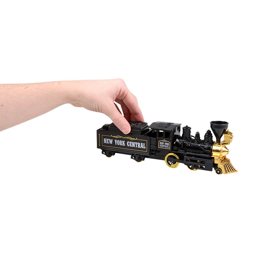 10" Steam Engine Locomotive Diecast Pull Back