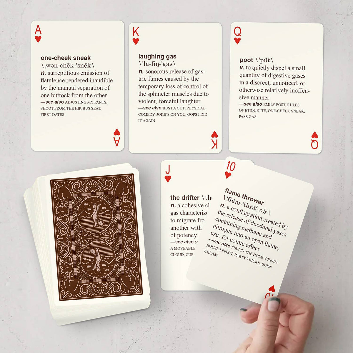 52 Farts Playing Cards Deck - - The Puntique