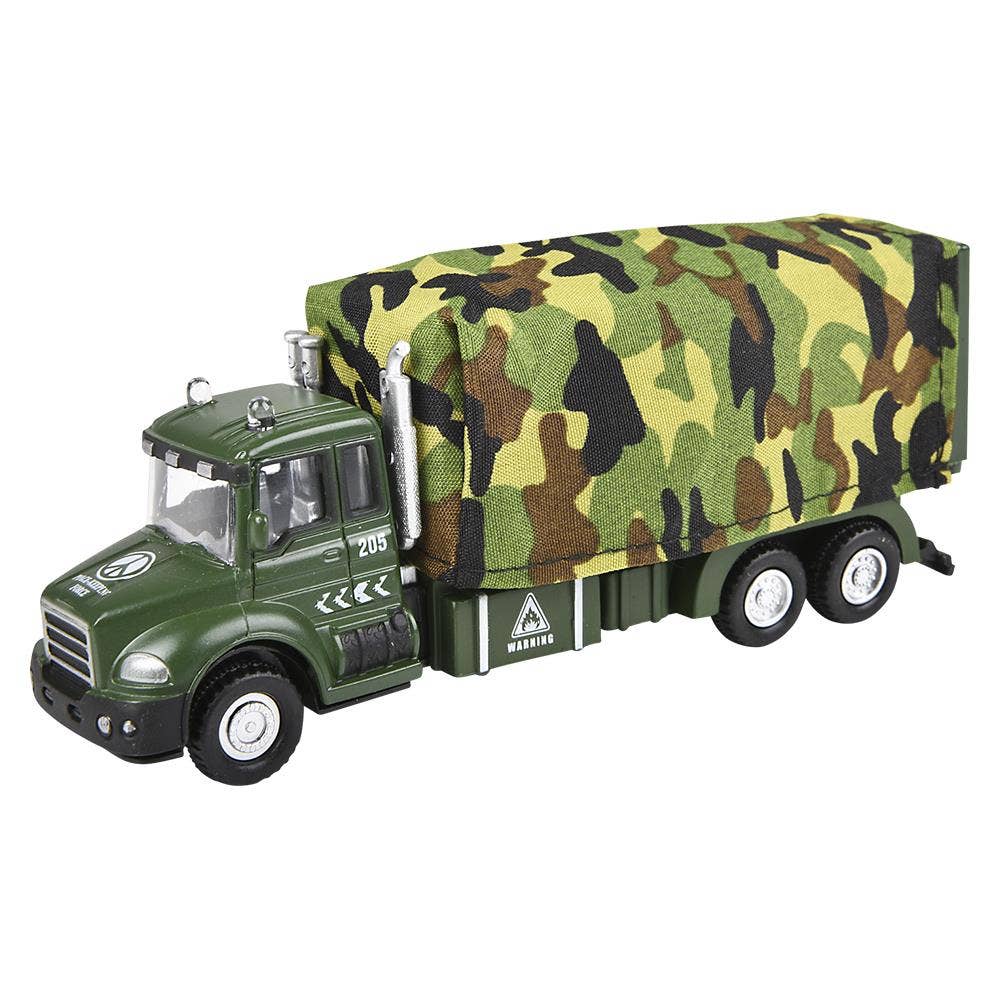 6" Diecast Pull Back Military Vehicles