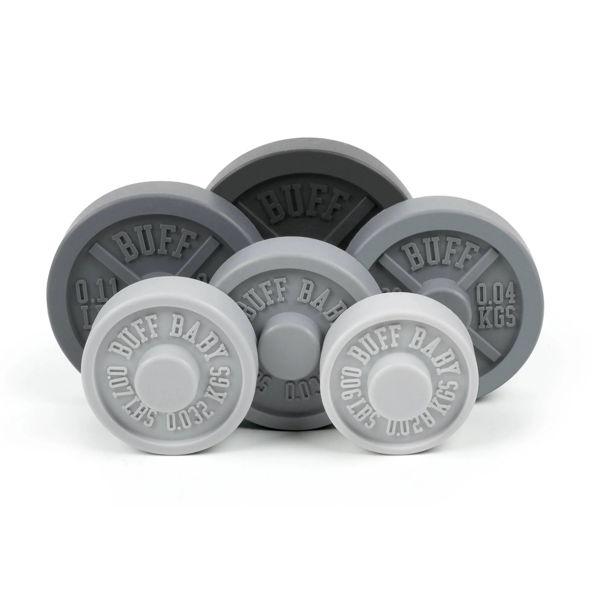 BUFF BABY - Weight Plate Stacking Toy and Teether - - The Puntique
