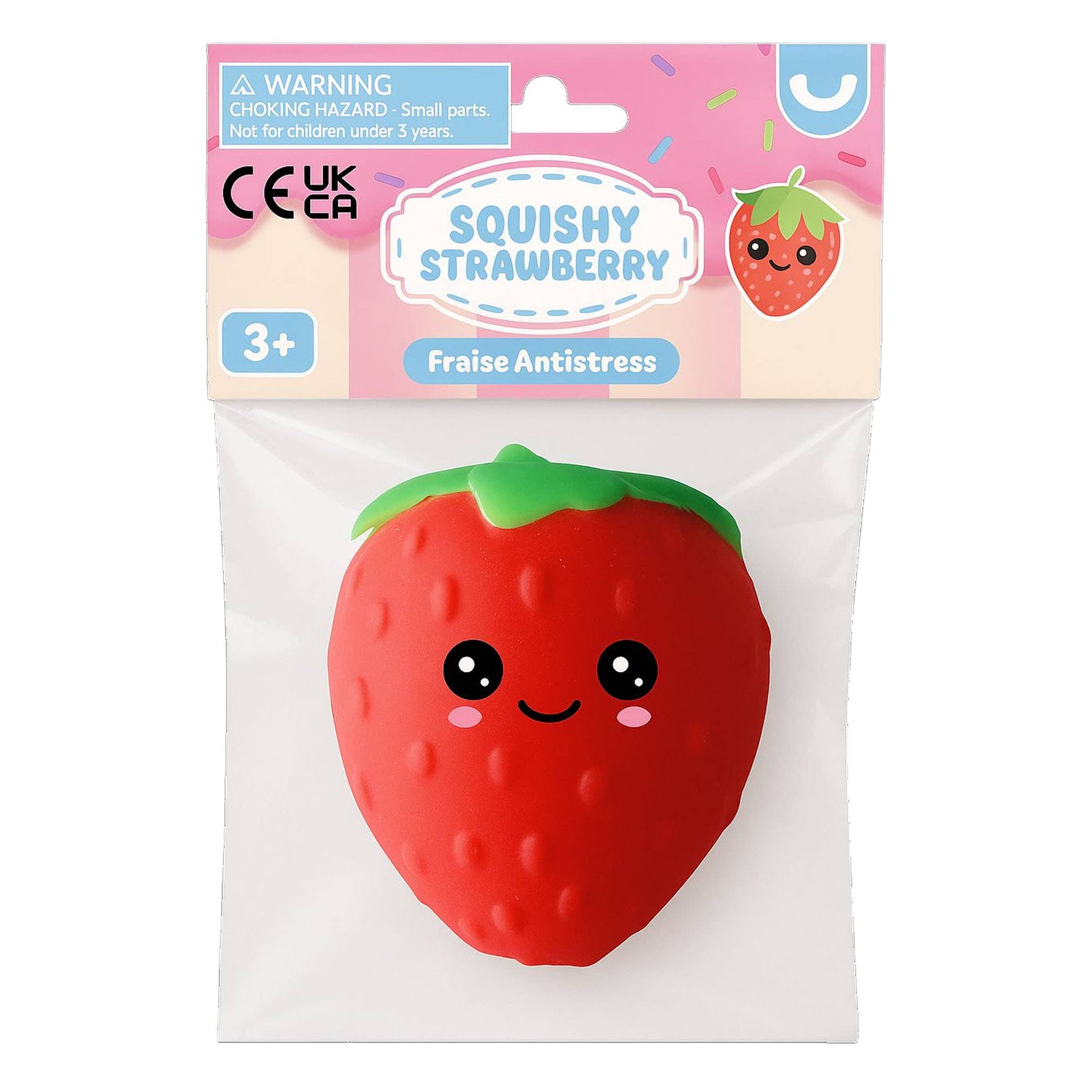 Squeezy Strawberry Sensory Toy - - The Puntique