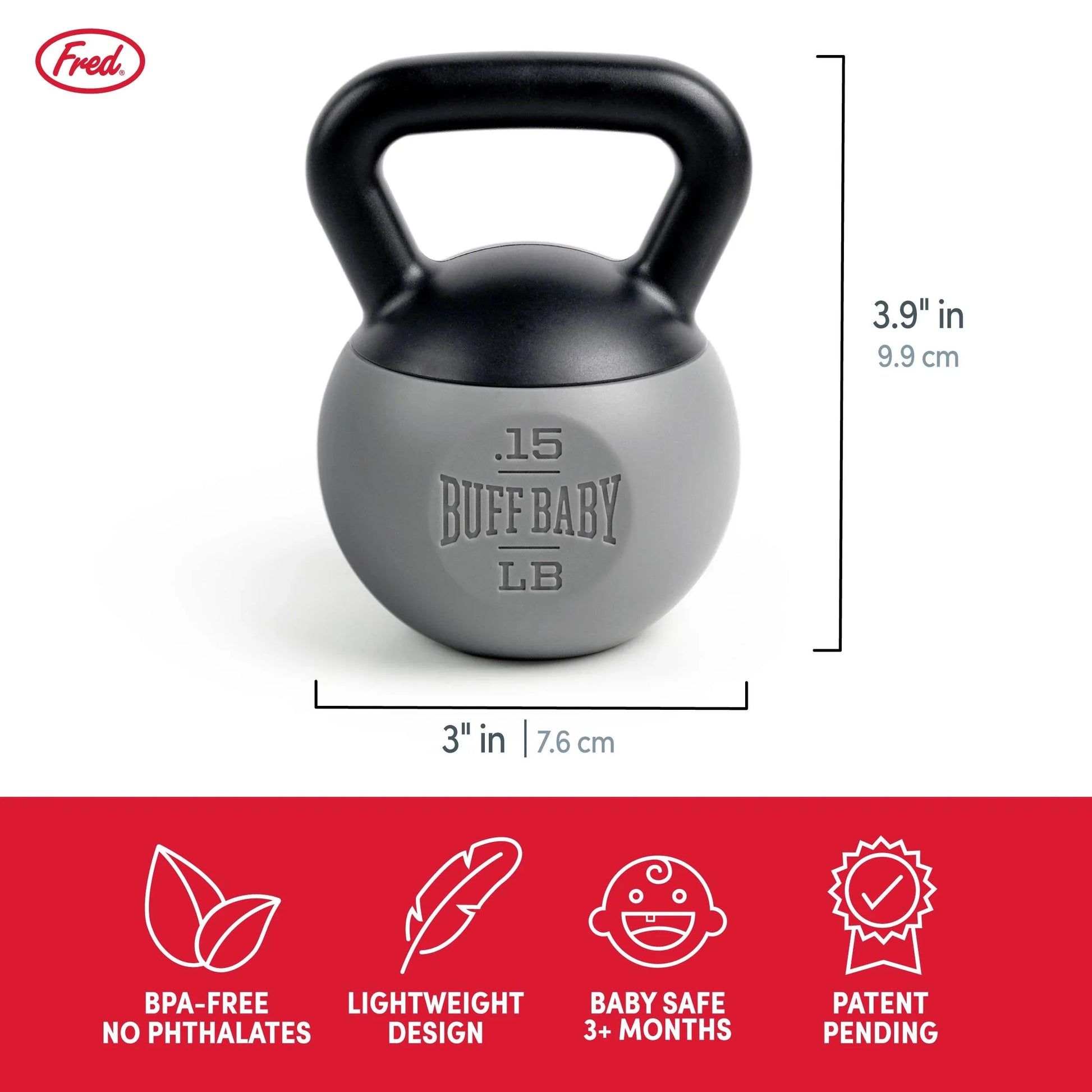 BUFF BABY - Kettlebell Rattle - - The Puntique