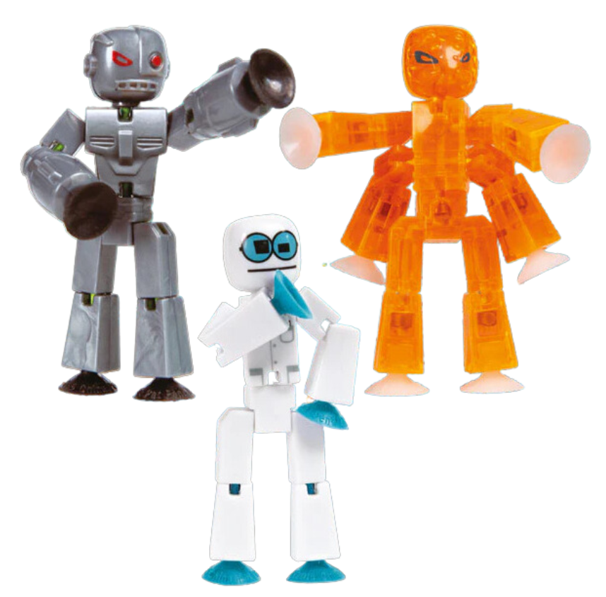 Zing StikBot Monsters 3 Cyborg Pack - - The Puntique