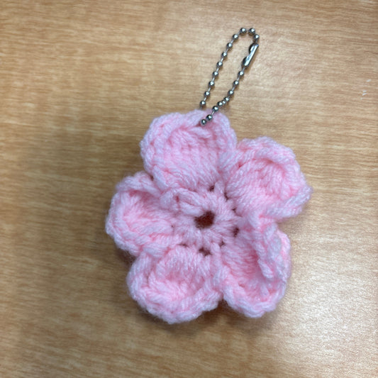 Knit Flower Keychain - - The Puntique