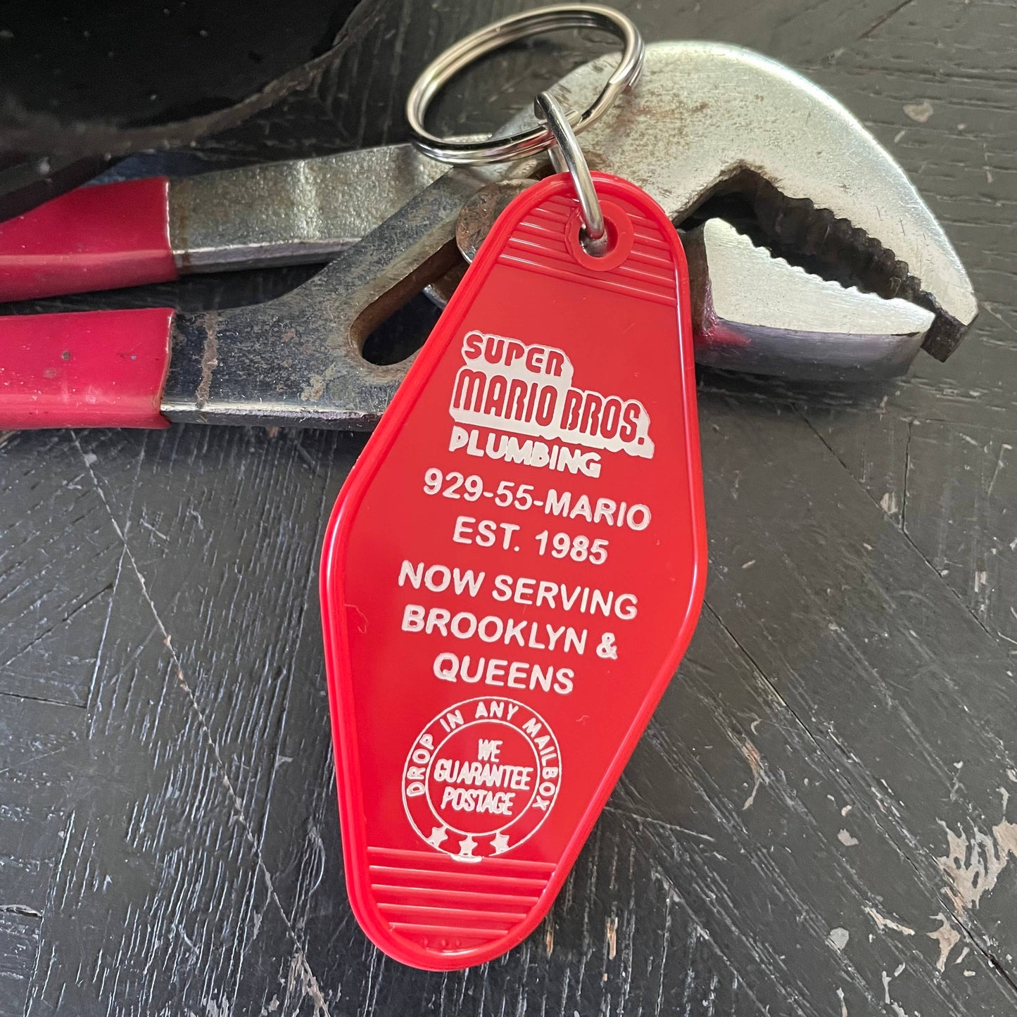 Super Mario Bros. Plumbing (Super Mario) - Motel Key Fob - - The Puntique