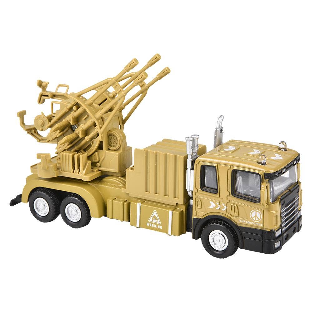 6" Diecast Pull Back Military Vehicles