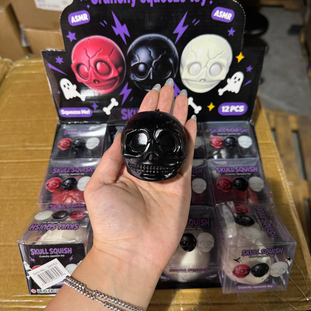 Crunchy Skull Squishy - - The Puntique