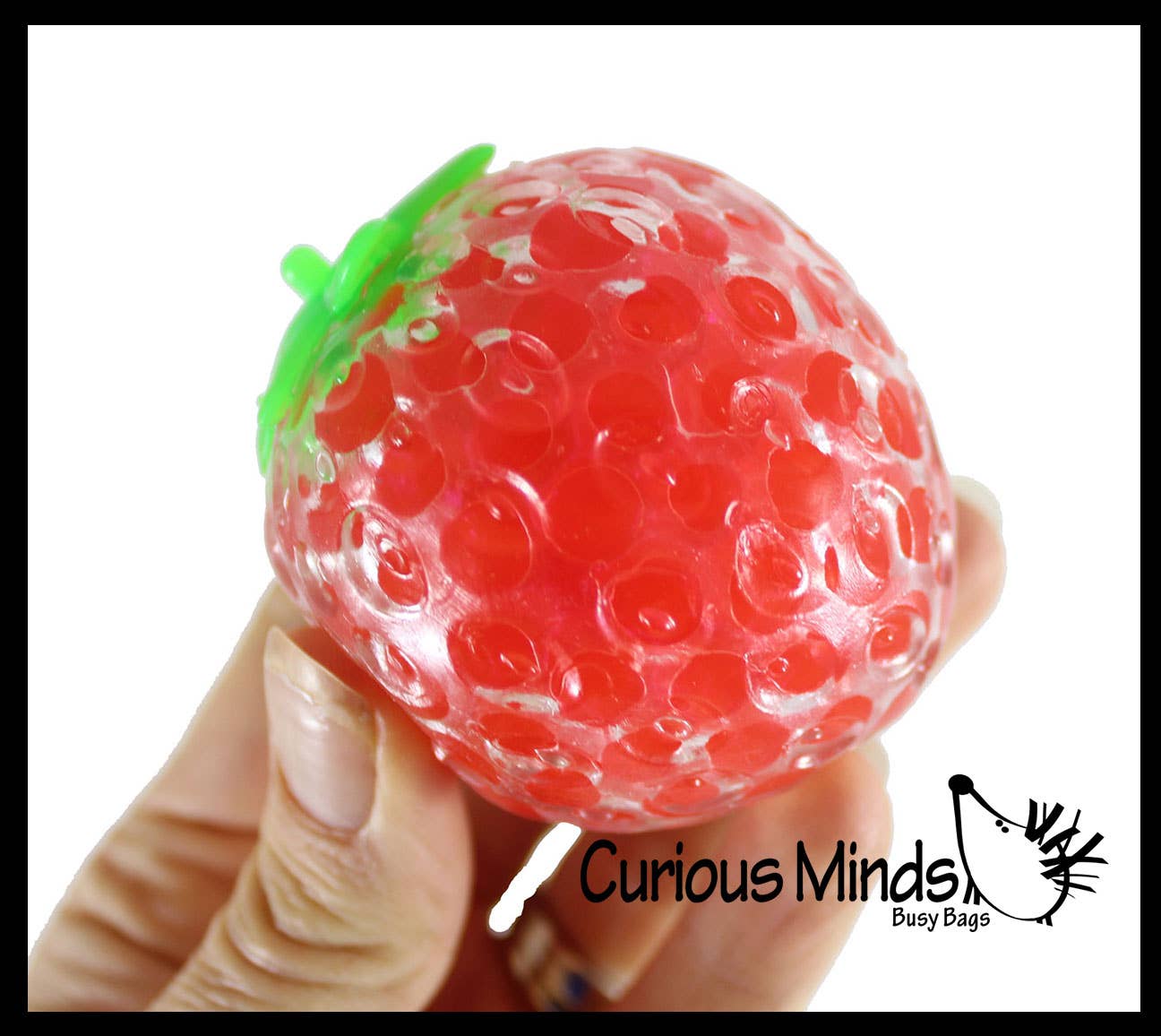 1 Fruit Water Bead Filled Squeeze Stress Balls - - The Puntique