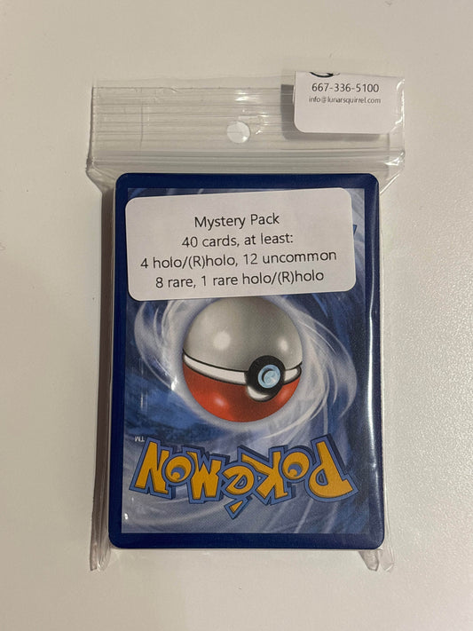 40 card mystery Pokémon pack - Lunar Squirrel's Puntique