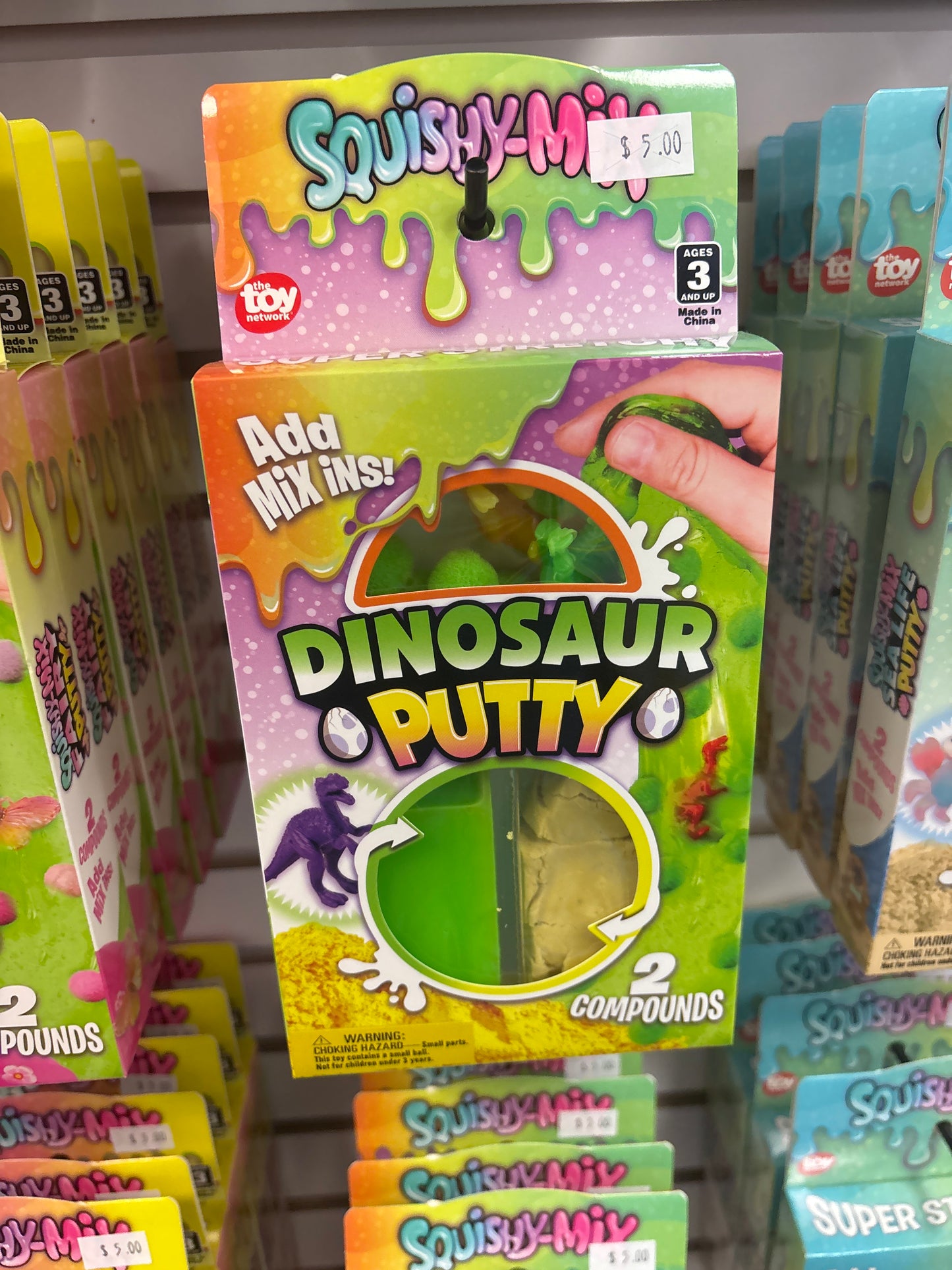 Squishy-Mix Putty Kit - Dinosaur - The Puntique