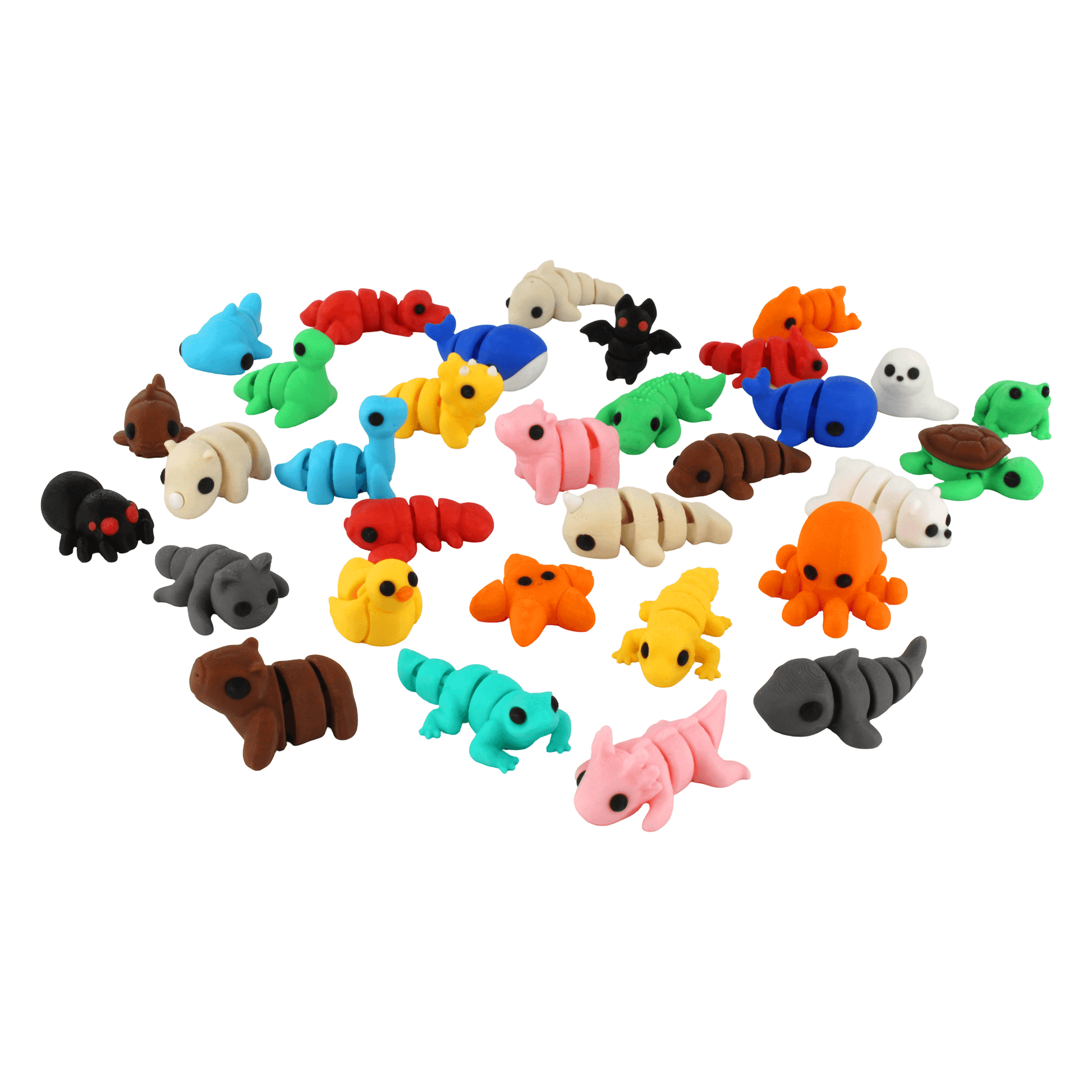 3D Printed Cute Articulated Animals – Mixed Pocket Pets - - The Puntique
