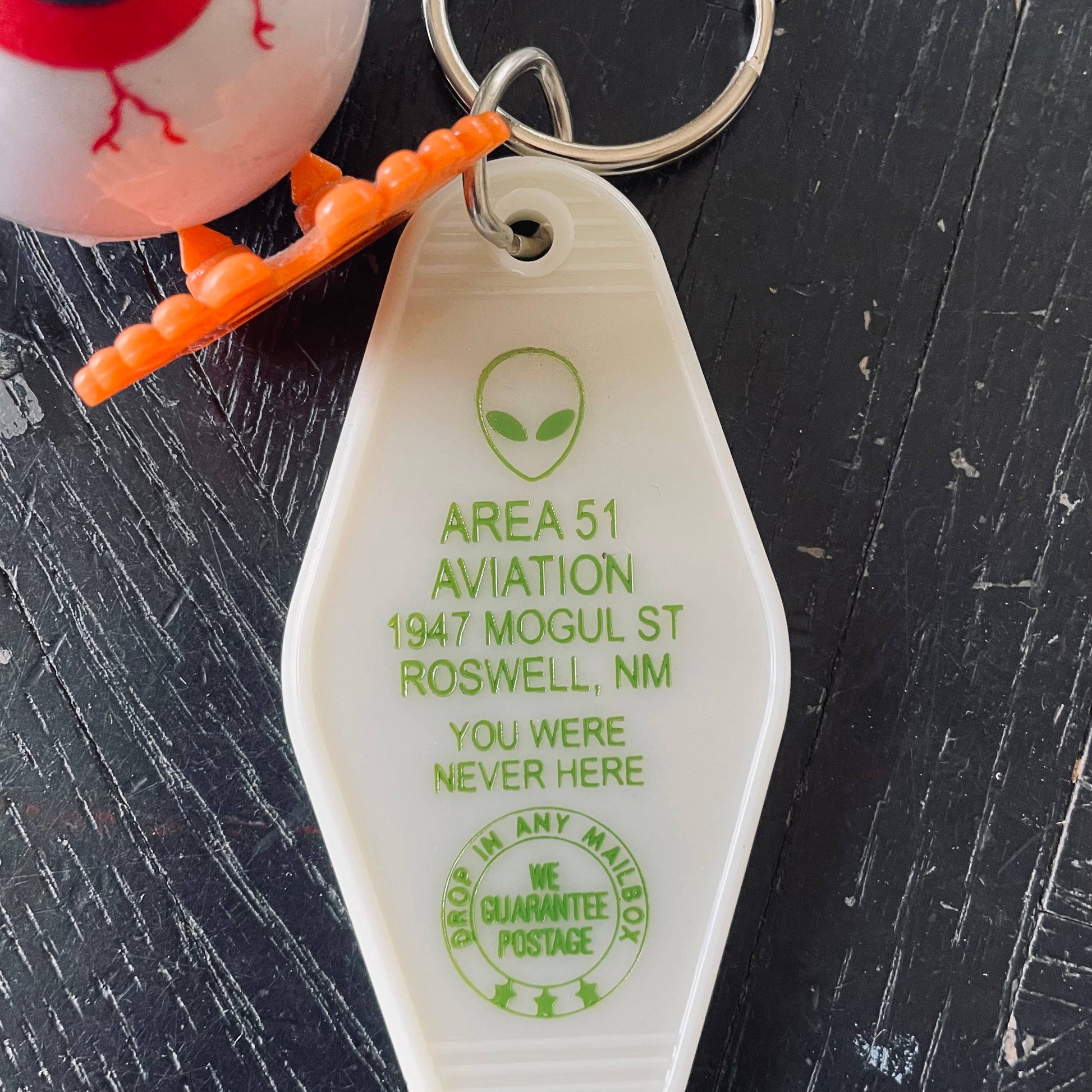Area 51 Aviation, Roswell NM - Motel Key Fob - - The Puntique