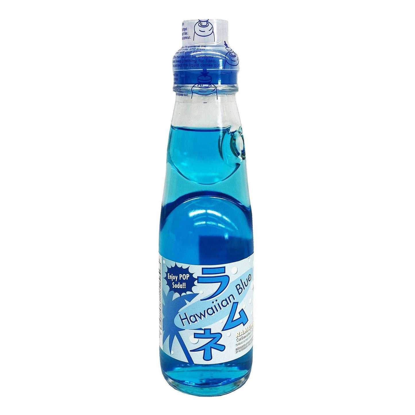 Fuji Soda (Ramune) Blue Hawaii 200ml (Japan) - - The Puntique
