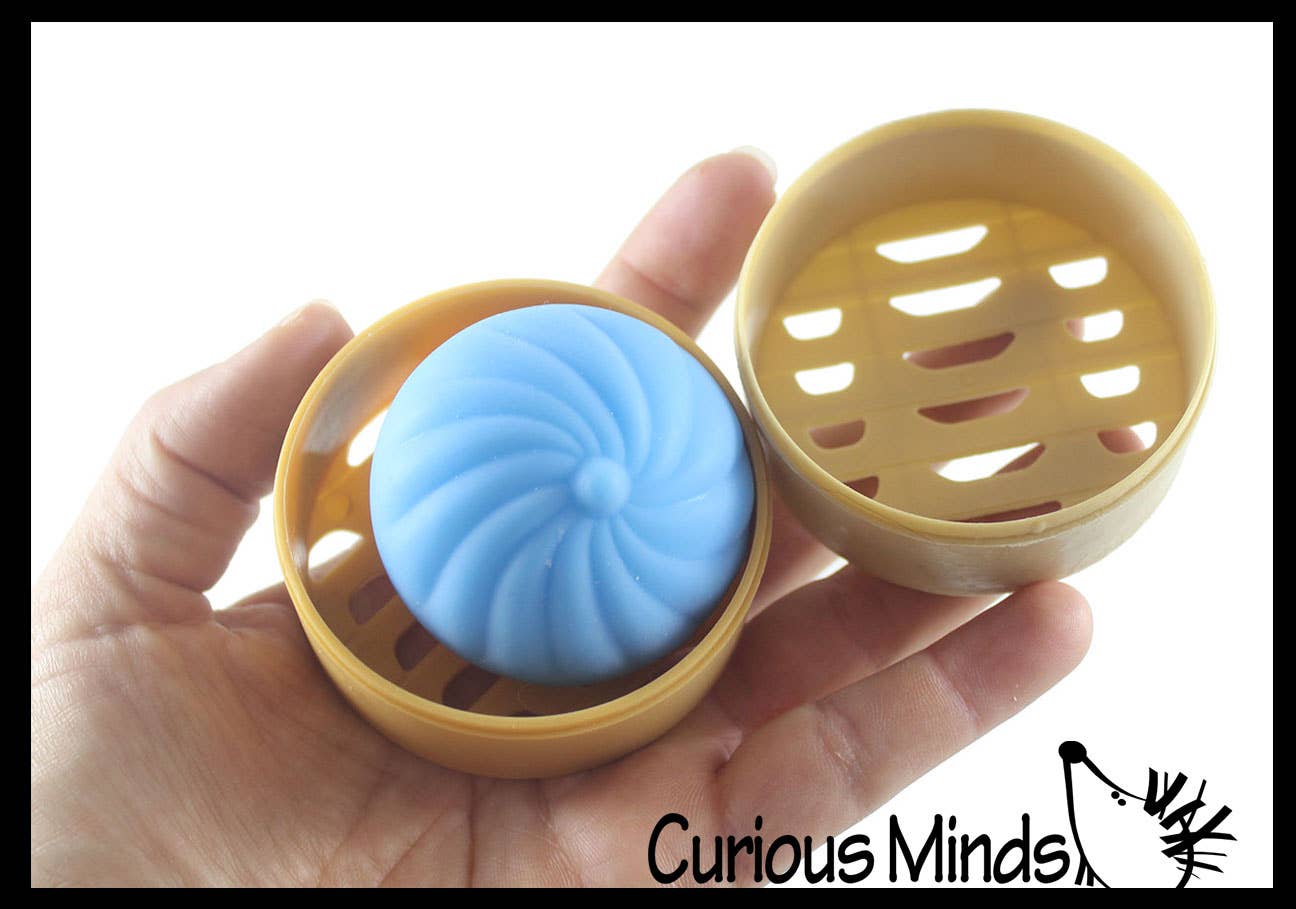 1 Doh Dumpling Dim Sum Ball - Soft Doh Stress Fidget - - The Puntique