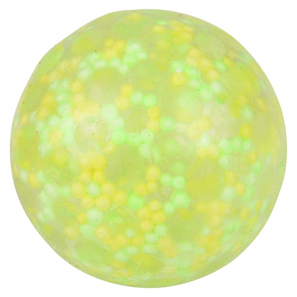 1.6" Squish Sticky Beaded Orbs Squishy Toy 24ct - LLB Toys - - The Puntique