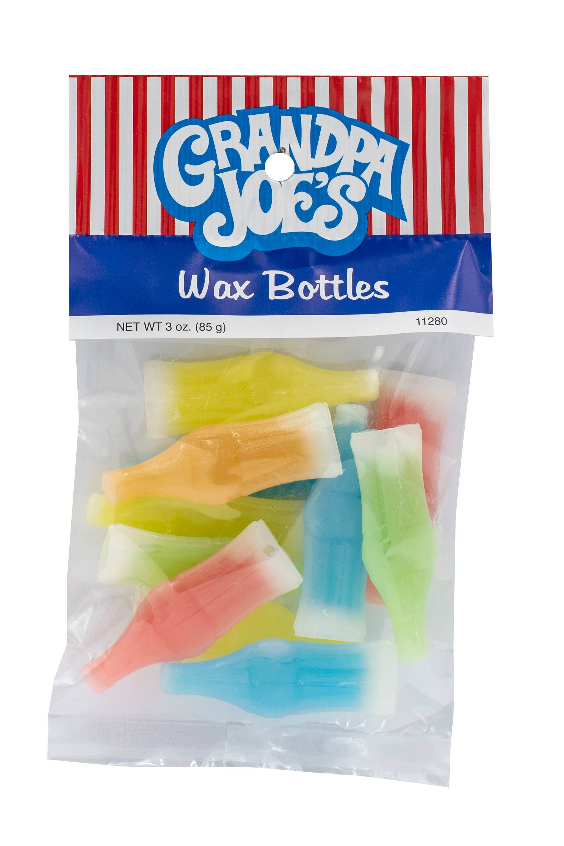 Grandpa Joe's Peg Bags, Wax Bottles, 3oz Bag - Grandpa Joe's Candy Shop