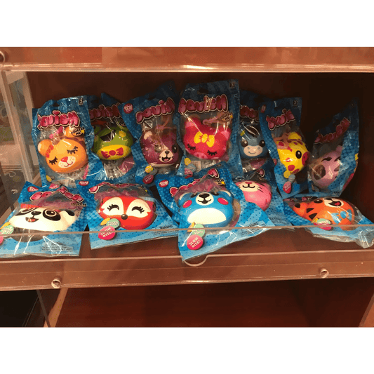3in Squish Animal Backpack Clip (Random) - The Toy Network