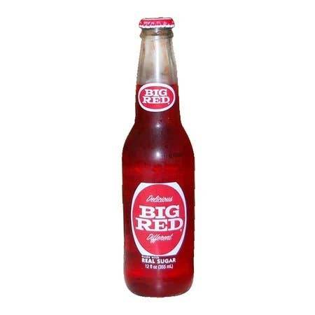 Big Red Soda, 12oz Glass Bottle - Grandpa Joe's Candy Shop