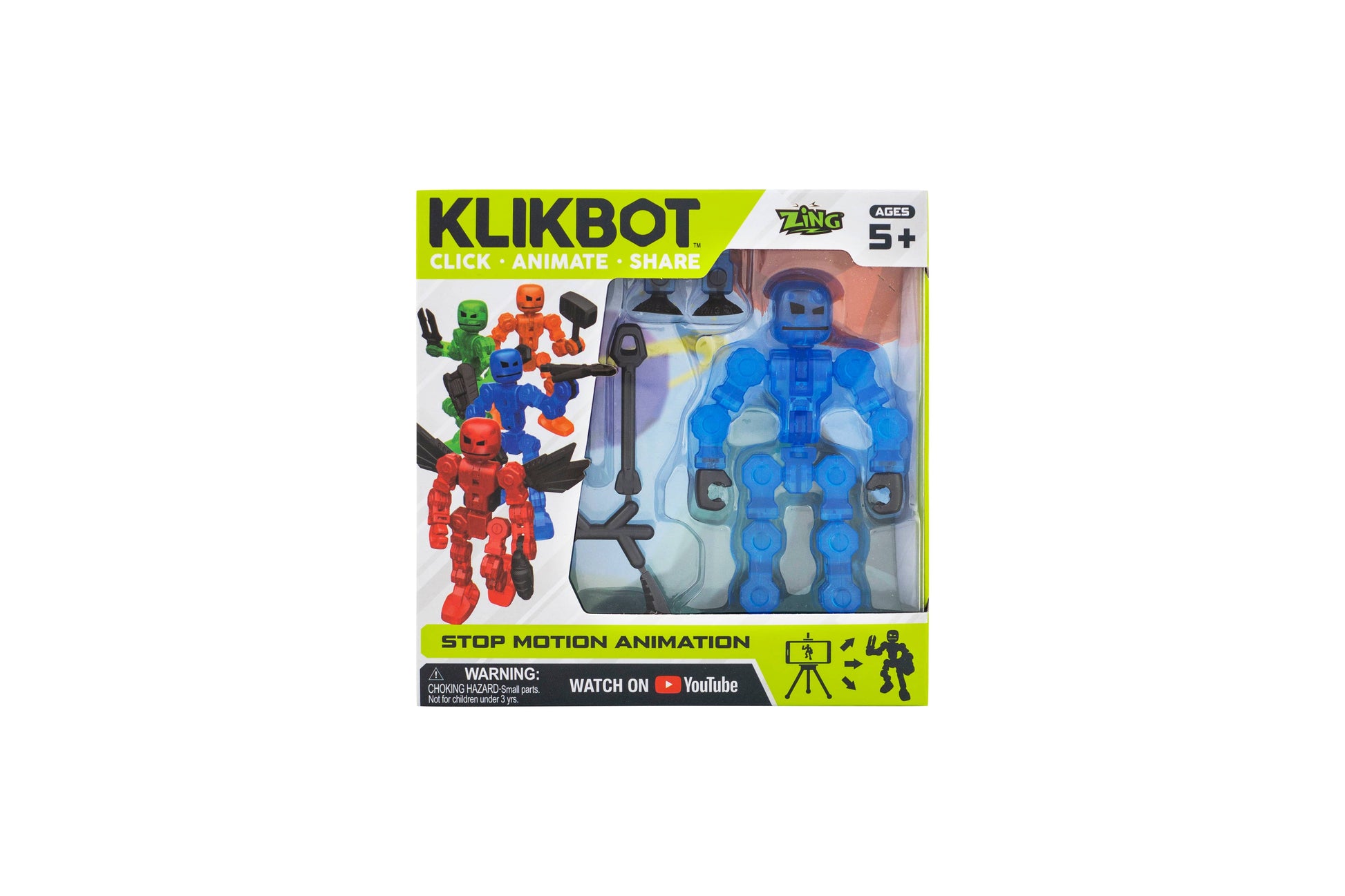 Zing KlikBot Single Pack - Stop Motion Animation Robot - - The Puntique