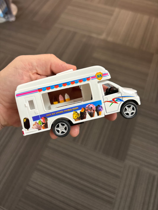 5" Diecast Pull Back Ice Cream Truck - - The Puntique