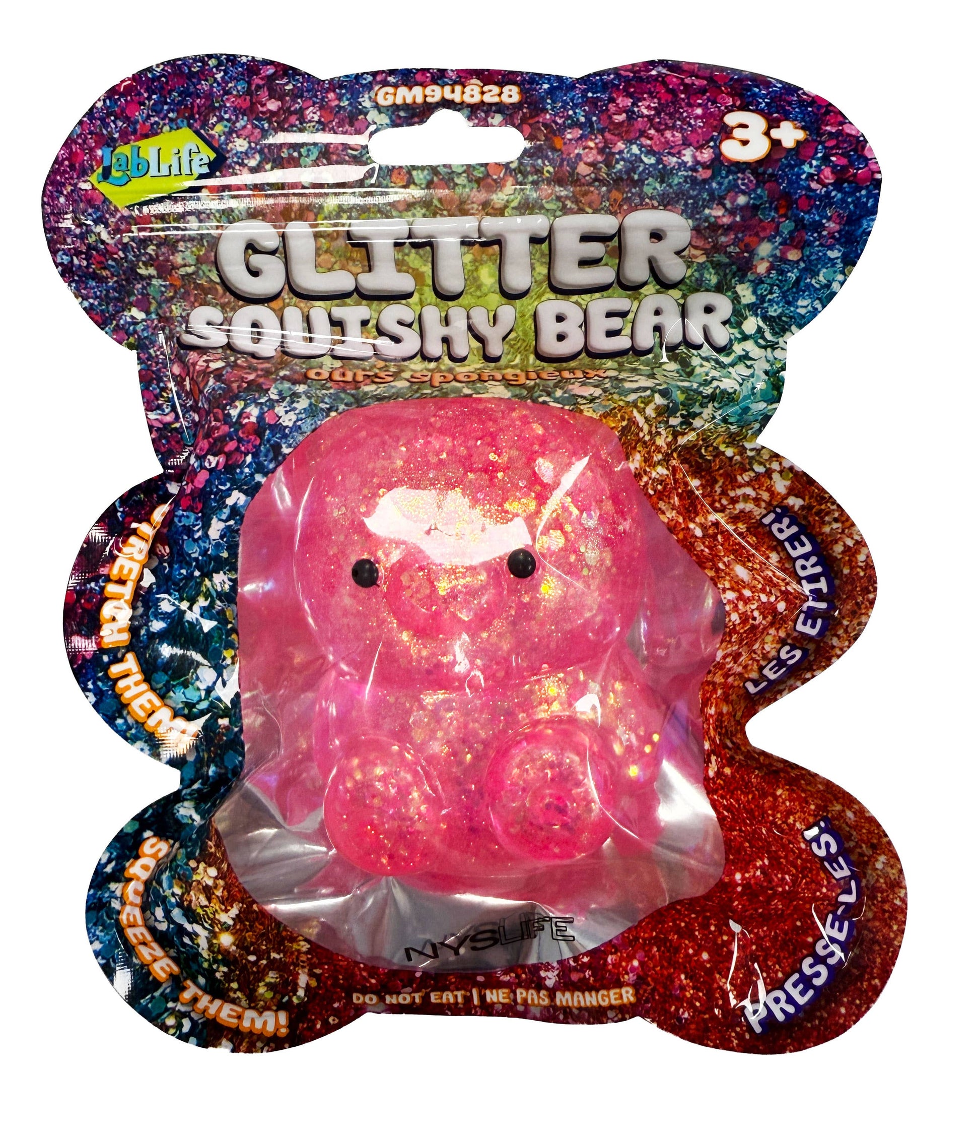 Glitter Squish Bear Sensory Toys - - The Puntique