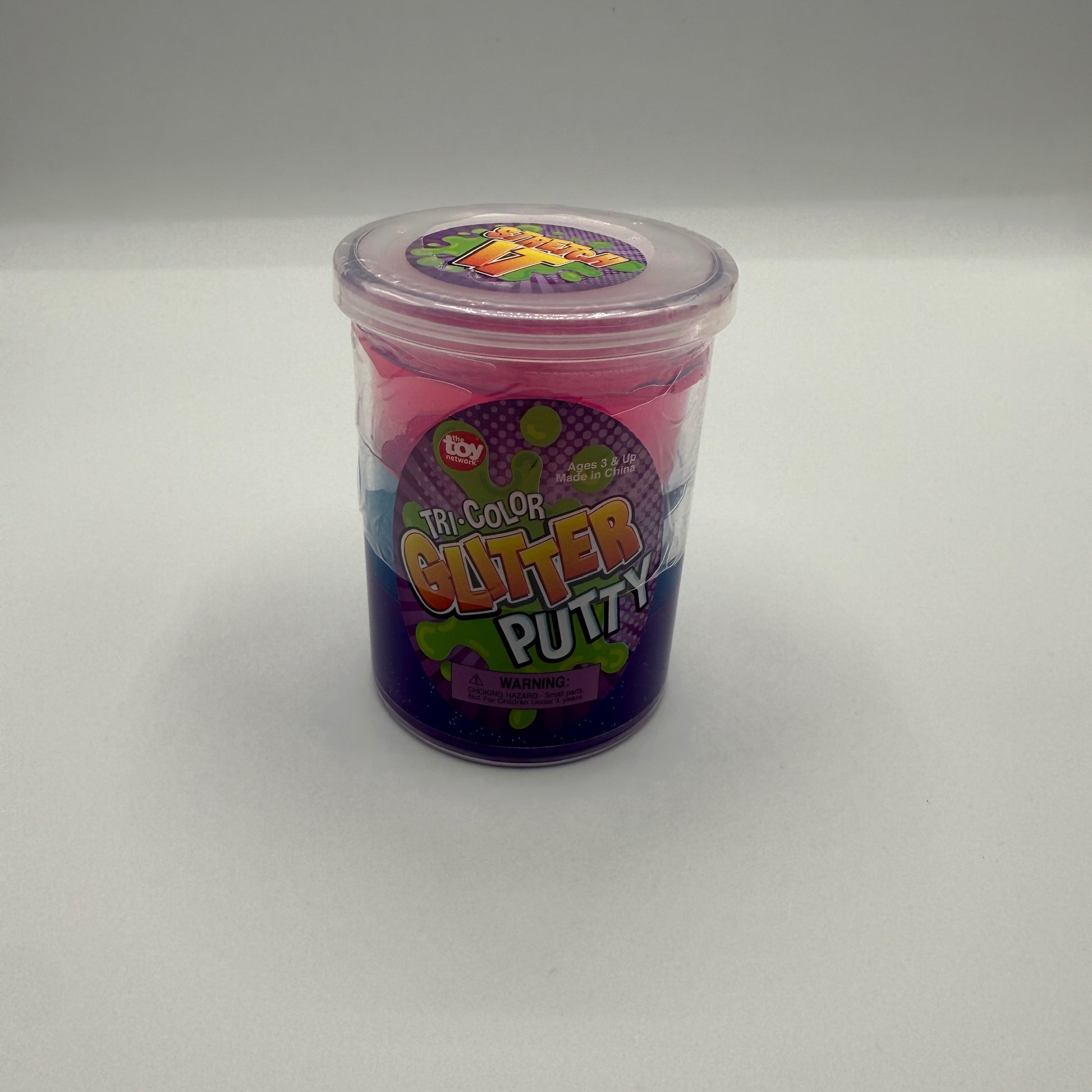 3" TRI COLOR GLITTER PUTTY - - The Puntique