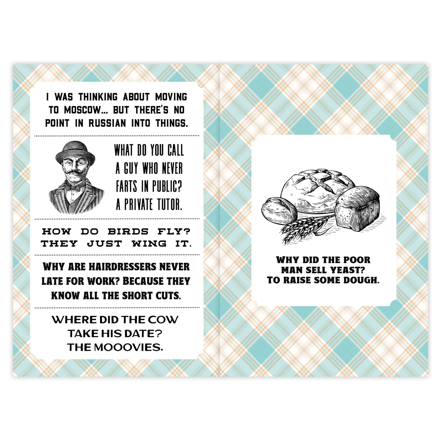 Dad Jokes Softcover 6x9 Book - - The Puntique