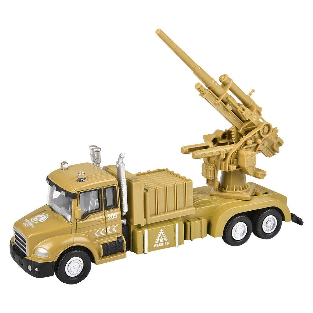 6" Diecast Pull Back Military Vehicles
