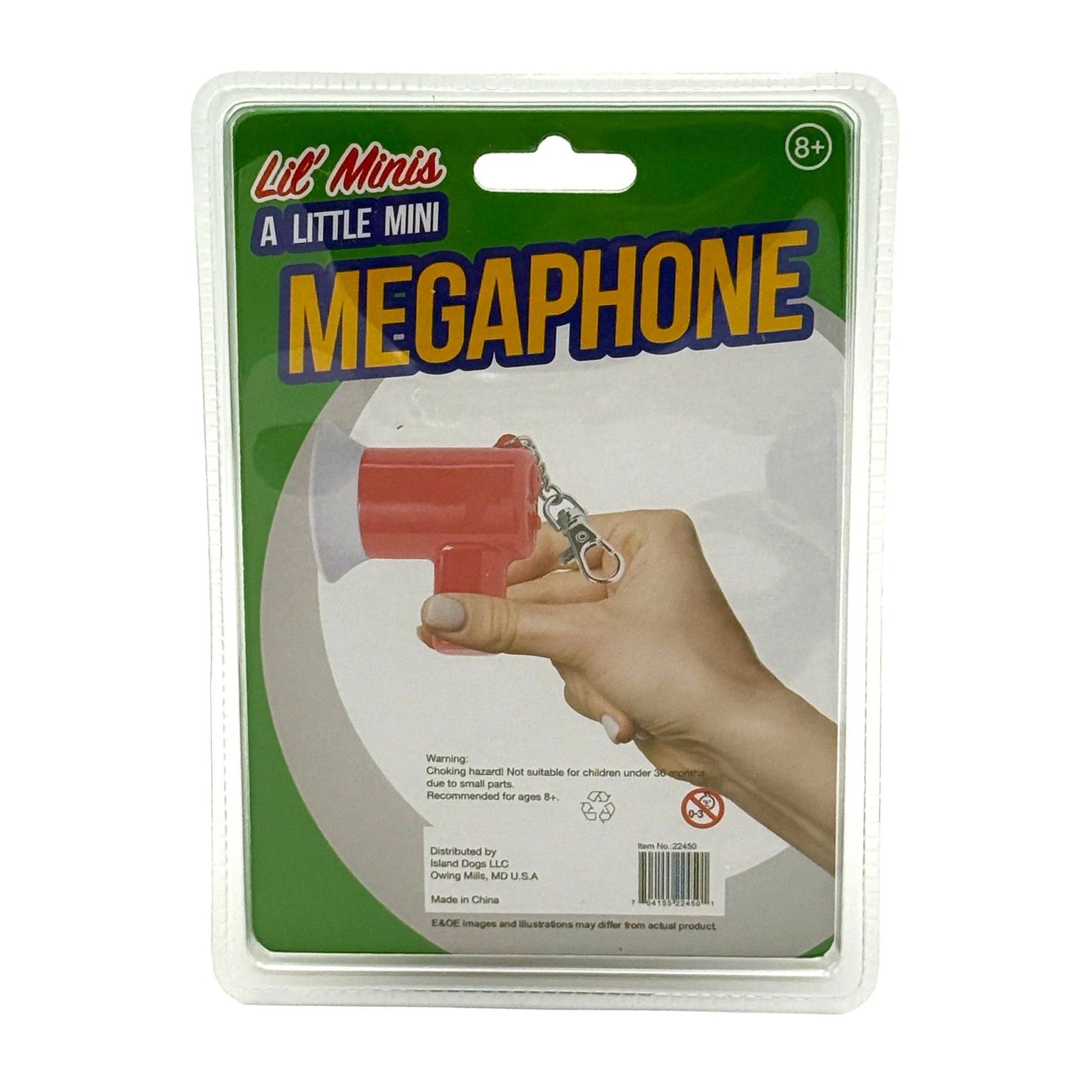 Mini Megaphone Keychain - - The Puntique