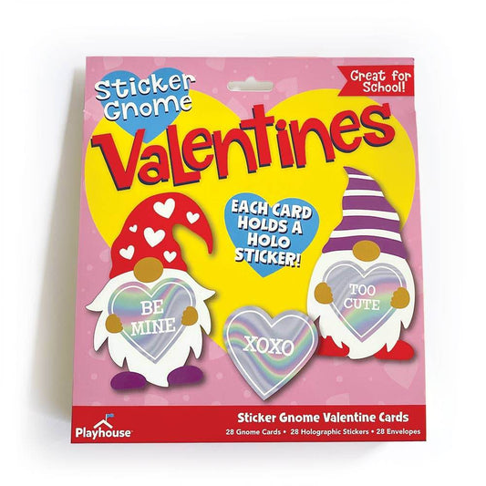 Paper House Productions - Gnome Holographic Classroom Pack Valentines - Paper House Productions