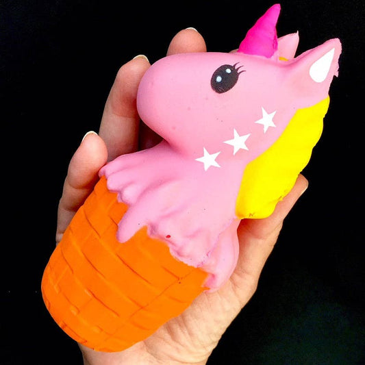 Pink Unicorn Ice Cream Squishy - - The Puntique