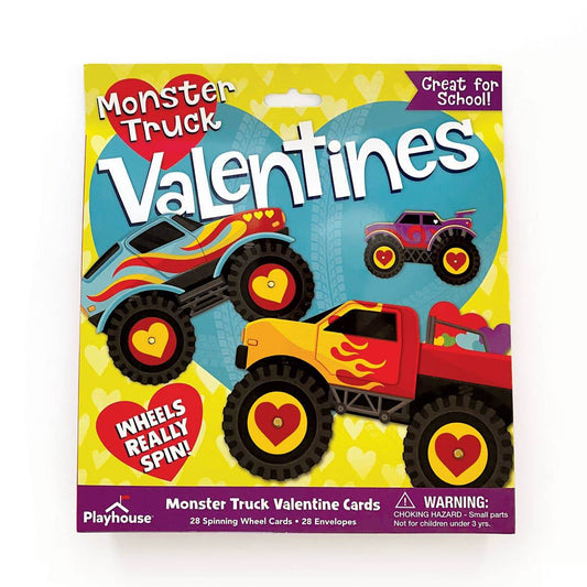 Paper House Productions - Monster Trucks Action Movers Valentines - Paper House Productions