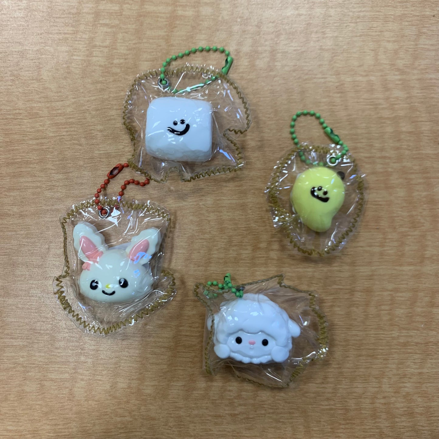Mini Assorted Taba Squish Keychains - - The Puntique