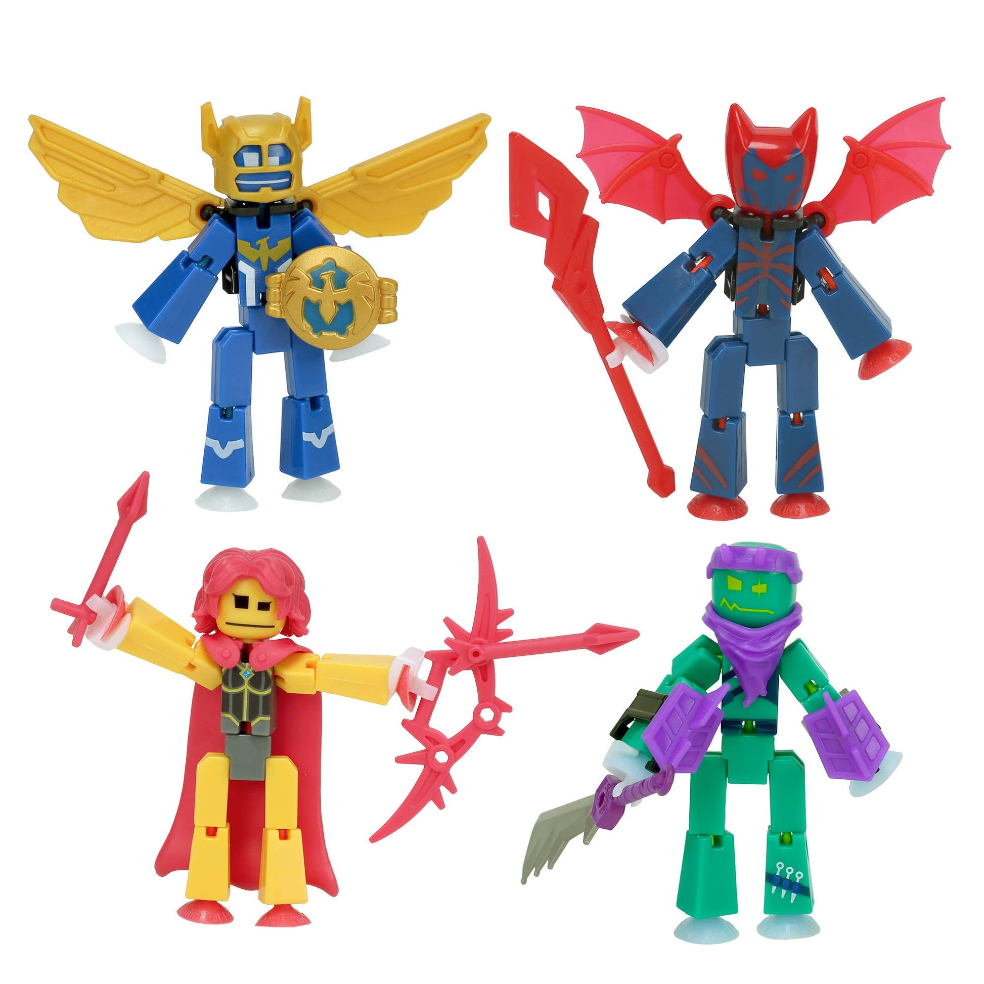 Zing StikBot Legendz Series 1 Collectible Action Figures - - The Puntique