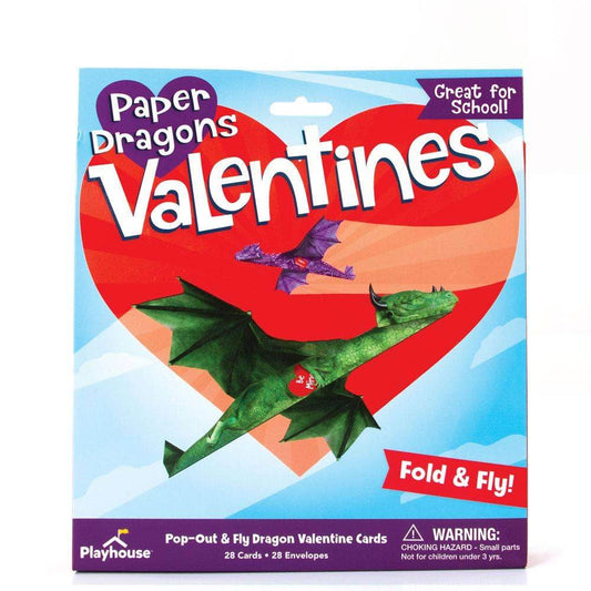 Paper House Productions - Flying Dragons Valentines - Paper House Productions