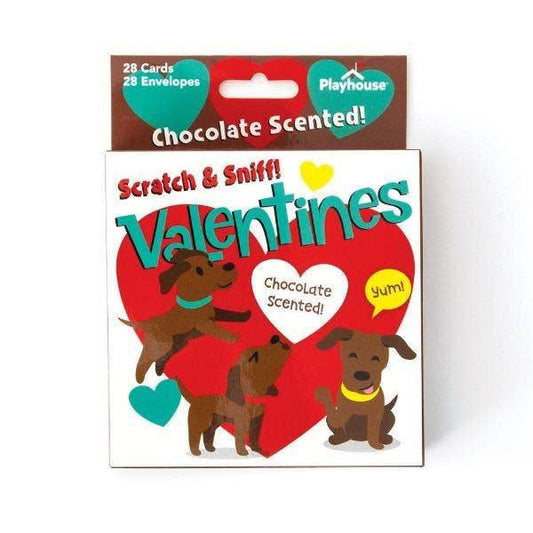 Paper House Productions - Chocolate Lab Scratch & Sniff Valentines - Paper House Productions