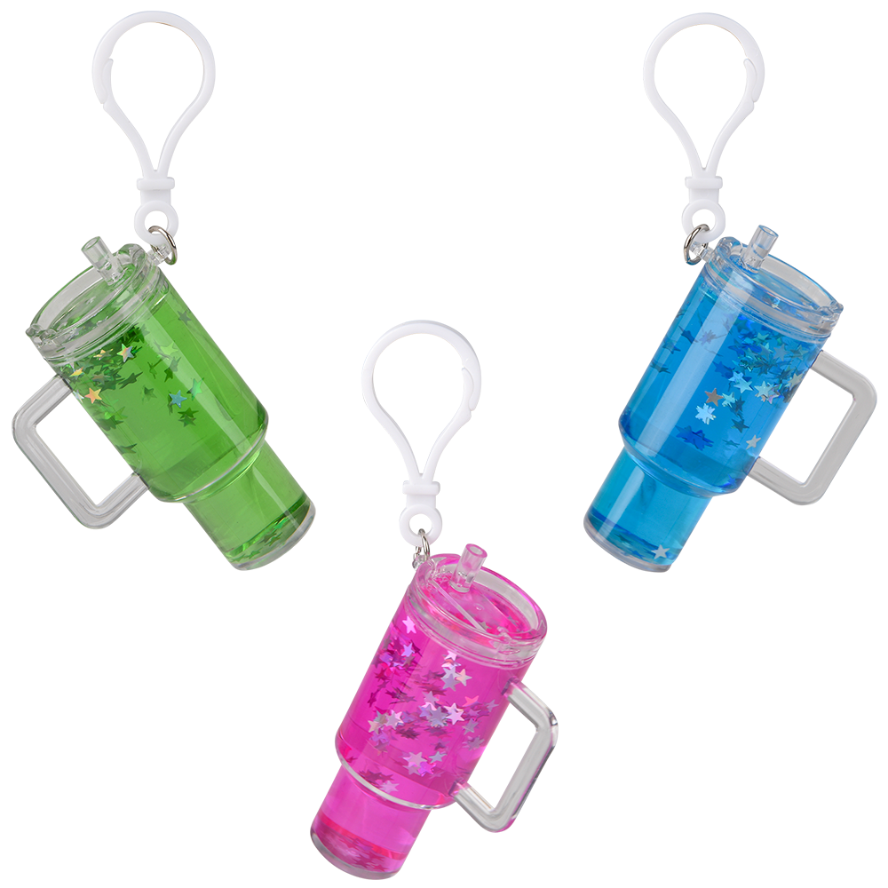 2.75" LIQUID FILLED TUMBLER BACK PACK CLIP