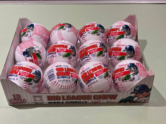 Big League Chew Baseball Gumballs - Nassau Candy