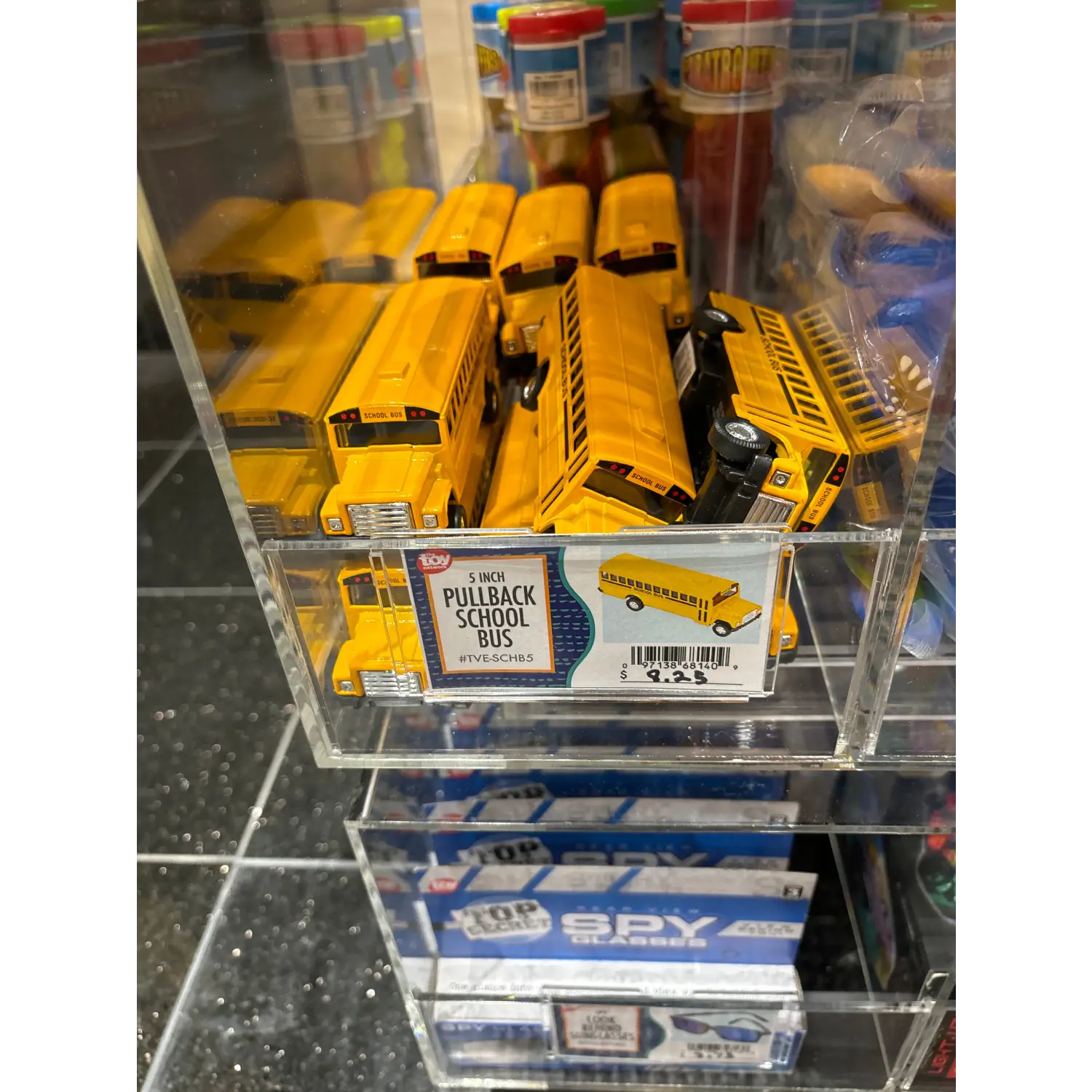 5" DIECAST PULL BACK SCHOOL BUS - - The Puntique