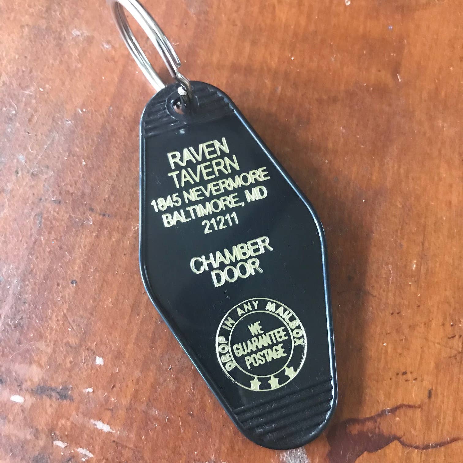 Raven Tavern - Motel Key Fob - - The Puntique